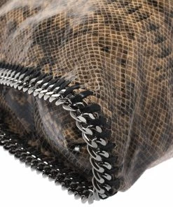 Best deal ✔️ Stella McCartney Beige Faux Python Embossed Leather Falabella Tote For 👩 Women 🛒 -Stella McCartney Shop luxury women stella mccartney used handbags p276488 006