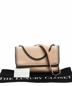 Brand new 🤩 Stella McCartney Blush Pink Faux Leather Falabella Shoulder Bag For 👩 Women 🔥 -Stella McCartney Shop luxury women stella mccartney used handbags p285676 005