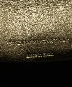 Best deal 🎁 Stella McCartney Metallic Gold Faux Leather Star Flap Shoulder Bag For 👩 Women 🤩 -Stella McCartney Shop luxury women stella mccartney used handbags p285808 003