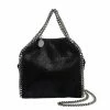 Promo 😉 Stella McCartney Black Faux Leather Tiny Falabella Crossbody Bag For 👩 Women 👍 -Stella McCartney Shop luxury women stella mccartney used handbags p285842 010
