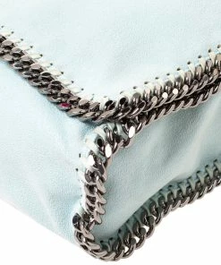 Coupon 🧨 Stella McCartney Lime Green Faux Leather Falabella Flap Shoulder Bag For 👩 Women 😍 -Stella McCartney Shop luxury women stella mccartney used handbags p287617 003