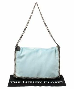 Coupon 🧨 Stella McCartney Lime Green Faux Leather Falabella Flap Shoulder Bag For 👩 Women 😍 -Stella McCartney Shop luxury women stella mccartney used handbags p287617 008