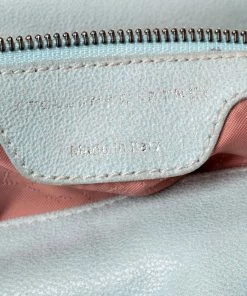 Coupon 🧨 Stella McCartney Lime Green Faux Leather Falabella Flap Shoulder Bag For 👩 Women 😍 -Stella McCartney Shop luxury women stella mccartney used handbags p287617 011