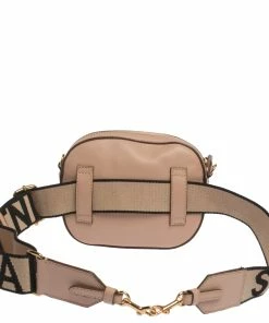 Brand new ⭐ Stella McCartney Beige Perforated Faux Leather Vegetarian Belt Bag For 👩 Women 😉 -Stella McCartney Shop luxury women stella mccartney used handbags p295786 002