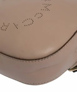 Brand new ⭐ Stella McCartney Beige Perforated Faux Leather Vegetarian Belt Bag For 👩 Women 😉 -Stella McCartney Shop luxury women stella mccartney used handbags p295786 007
