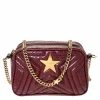 Buy ✨ Stella McCartney Red Python Embossed Faux Leather Star Shoulder Bag For 👩 Women ✨ -Stella McCartney Shop luxury women stella mccartney used handbags p296736 1591615997 002