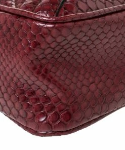 Buy ✨ Stella McCartney Red Python Embossed Faux Leather Star Shoulder Bag For 👩 Women ✨ -Stella McCartney Shop luxury women stella mccartney used handbags p296736 1591616063 008
