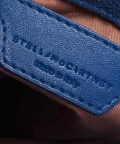 Coupon 👍 Stella McCartney Blue Faux Leather Tiny Falabella Crossbody Bag For 👩 Women 🥰 -Stella McCartney Shop luxury women stella mccartney used handbags p297821 002