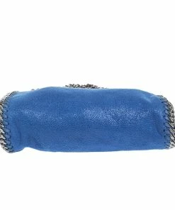 Coupon 👍 Stella McCartney Blue Faux Leather Tiny Falabella Crossbody Bag For 👩 Women 🥰 -Stella McCartney Shop luxury women stella mccartney used handbags p297821 003