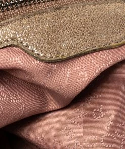 Best reviews of 👍 Stella McCartney Metallic Beige Faux Leather Small Falabella Tote For 👩 Women 🧨 -Stella McCartney Shop luxury women stella mccartney used handbags p307895 011