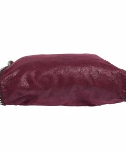 Budget 🧨 Stella McCartney Purple Faux Leather Small Falabella Tote For 👩 Women 🥰 -Stella McCartney Shop luxury women stella mccartney used handbags p308760 011