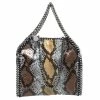 Best Pirce 🎉 Stella McCartney Multicolor Faux Python Embossed Leather Mini Falabella Tote For 👩 Women 🎁