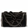 Promo 🔥 Stella McCartney Black Faux Leather Zipper Falabella Crossbody Bag For 👩 Women ✨