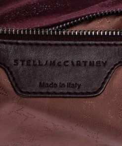 Brand new ❤️ Stella McCartney Burgundy Faux Leather Small Falabella Tote For 👩 Women ✔️ -Stella McCartney Shop luxury women stella mccartney used handbags p324851 007