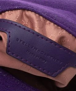 Best reviews of 🔔 Stella McCartney Purple Faux Leather Mini Falabella Crossbody Bag For 👩 Women 👍 -Stella McCartney Shop luxury women stella mccartney used handbags p348701 014