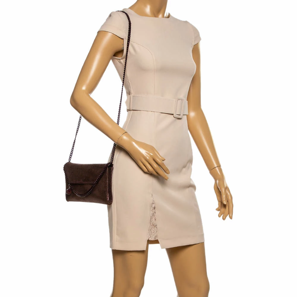 Brand new ๐ Stella McCartney Metallic Brown Faux Leather Mini Falabella Crossbody Bag For ๐ฉ Women ๐งจ 4 Brand new ๐ Stella McCartney Metallic Brown Faux Leather Mini Falabella Crossbody Bag For ๐ฉ Women ๐งจ - Image 2