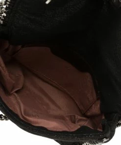 Best Sale ⭐ Stella McCartney Black Faux Leather Mini Falabella Shoulder Bag For 👩 Women ⭐ -Stella McCartney Shop luxury women stella mccartney used handbags p350369 012