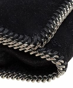 Promo ❤️ Stella McCartney Black Faux Leather Falabella Crossbody Bag For 👩 Women 🤩 -Stella McCartney Shop luxury women stella mccartney used handbags p352535 009