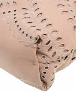 Best deal 🔔 Stella McCartney Peach Faux Leather Laser Cut Norma Shoulder Bag For 👩 Women 🥰 -Stella McCartney Shop luxury women stella mccartney used handbags p354503 002