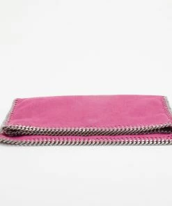 Coupon 💯 Stella McCartney Pink Fallabella Foldover Clutch For 👩 Women 🔔 15 Coupon 💯 Stella McCartney Pink Fallabella Foldover Clutch For 👩 Women 🔔 -Stella McCartney Shop luxury women stella mccartney used handbags p35985 003