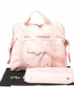 Top 10 ✨ Stella McCartney Light Pink Nylon Fern Diaper Bag For 👩 Women 🎁 -Stella McCartney Shop luxury women stella mccartney used handbags p366611 004