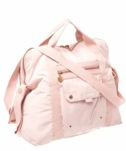 Top 10 ✨ Stella McCartney Light Pink Nylon Fern Diaper Bag For 👩 Women 🎁 -Stella McCartney Shop luxury women stella mccartney used handbags p366611 005