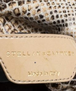 Best deal 🧨 Stella McCartney Beige Snakeskin Effect Falabella Crossbody Bag For 👩 Women 🎉 -Stella McCartney Shop luxury women stella mccartney used handbags p369092 002