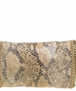 Best deal 🧨 Stella McCartney Beige Snakeskin Effect Falabella Crossbody Bag For 👩 Women 🎉 -Stella McCartney Shop luxury women stella mccartney used handbags p369092 004