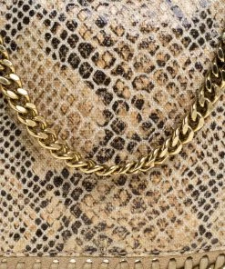 Best deal 🧨 Stella McCartney Beige Snakeskin Effect Falabella Crossbody Bag For 👩 Women 🎉 -Stella McCartney Shop luxury women stella mccartney used handbags p369092 007
