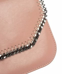 Cheapest 😉 Stella McCartney Pink Faux Leather Mini Falabella Box Shoulder Bag For 👩 Women 😉 -Stella McCartney Shop luxury women stella mccartney used handbags p372332 009