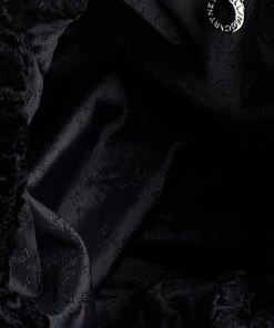 Budget ✨ Stella McCartney Black Faux Fur Small Falabella Tote For 👩 Women 🎁 -Stella McCartney Shop luxury women stella mccartney used handbags p375543 003