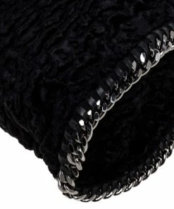 Budget ✨ Stella McCartney Black Faux Fur Small Falabella Tote For 👩 Women 🎁 -Stella McCartney Shop luxury women stella mccartney used handbags p375543 009