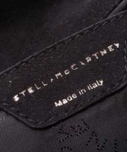 Wholesale ⌛ Stella McCartney Black Crochet Small Fallabella Bag For 👩 Women ❤️ -Stella McCartney Shop luxury women stella mccartney used handbags p37601 011