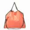 Hot Sale 👍 Stella McCartney Coral Faux Leather Falabella Tote For 👩 Women 🛒
