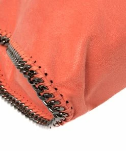 Hot Sale 👍 Stella McCartney Coral Faux Leather Falabella Tote For 👩 Women 🛒 -Stella McCartney Shop luxury women stella mccartney used handbags p377177 011