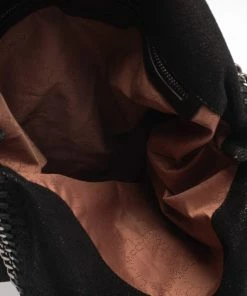 Hot Sale 🥰 Stella McCartney Black Faux Leather Falabella Tote For 👩 Women ❤️ -Stella McCartney Shop luxury women stella mccartney used handbags p378091 012