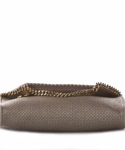 Wholesale 🎉 Stella McCartney Brown Woven Canvas Falabella Crossbody Bag For 👩 Women 👍 -Stella McCartney Shop luxury women stella mccartney used handbags p379812 003