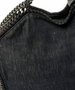 Brand new 👍 Stella McCartney Navy Blue Denim Small Falabella Tote For 👩 Women ✨ -Stella McCartney Shop luxury women stella mccartney used handbags p384647 011