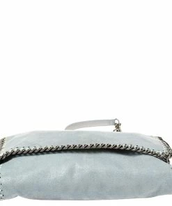 Best deal ⌛ Stella McCartney Sky Blue Faux Leather Falabella Shoulder Bag For 👩 Women 🛒 -Stella McCartney Shop luxury women stella mccartney used handbags p388784 004