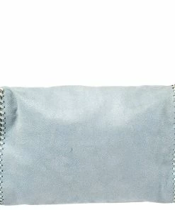 Best deal ⌛ Stella McCartney Sky Blue Faux Leather Falabella Shoulder Bag For 👩 Women 🛒 -Stella McCartney Shop luxury women stella mccartney used handbags p388784 007