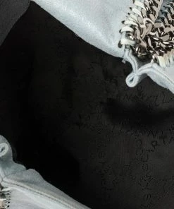 Best deal ⌛ Stella McCartney Sky Blue Faux Leather Falabella Shoulder Bag For 👩 Women 🛒 -Stella McCartney Shop luxury women stella mccartney used handbags p388784 014