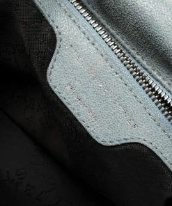 Best deal ⌛ Stella McCartney Sky Blue Faux Leather Falabella Shoulder Bag For 👩 Women 🛒 -Stella McCartney Shop luxury women stella mccartney used handbags p388784 015