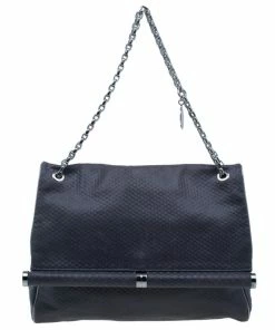 Wholesale 🥰 Stella McCartney Gray Leather Graphite Vegan Chain Shoulder Bag For 👩 Women 🧨