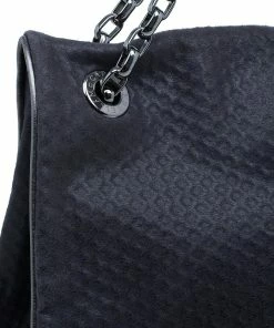 Wholesale 🥰 Stella McCartney Gray Leather Graphite Vegan Chain Shoulder Bag For 👩 Women 🧨 -Stella McCartney Shop luxury women stella mccartney used handbags p38931 007