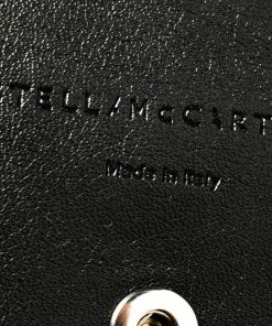 Budget ⭐ Stella McCartney Black Leather Falabella Tote Bag For 👩 Women 🧨 -Stella McCartney Shop luxury women stella mccartney used handbags p395222 011