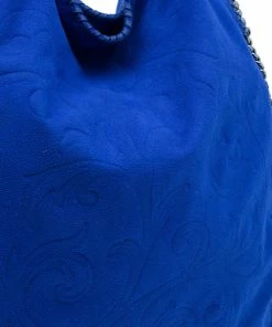 Best reviews of 😉 Stella McCartney Blue Suede Falabella Embossed Faux Shoulder Bag For 👩 Women 🤩 -Stella McCartney Shop luxury women stella mccartney used handbags p39573 007