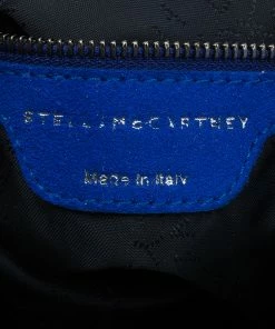 Best reviews of 😉 Stella McCartney Blue Suede Falabella Embossed Faux Shoulder Bag For 👩 Women 🤩 -Stella McCartney Shop luxury women stella mccartney used handbags p39573 013