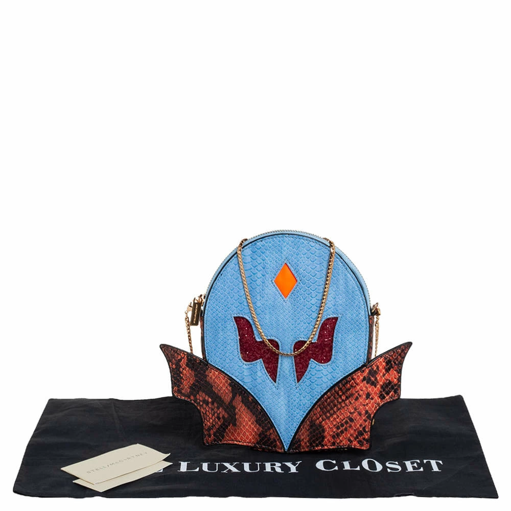 Top 10 🌟 Stella McCartney Multicolor Python Embossed Faux Leather Superhero Chain Clutch For 👩 Women 😀 11 Top 10 🌟 Stella McCartney Multicolor Python Embossed Faux Leather Superhero Chain Clutch For 👩 Women 😀 - Image 9