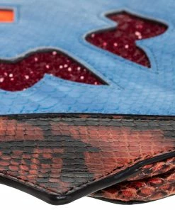 Top 10 🌟 Stella McCartney Multicolor Python Embossed Faux Leather Superhero Chain Clutch For 👩 Women 😀 23 Top 10 🌟 Stella McCartney Multicolor Python Embossed Faux Leather Superhero Chain Clutch For 👩 Women 😀 -Stella McCartney Shop luxury women stella mccartney used handbags p399593 009