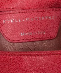 Best Pirce ❤️ Stella McCartney Chilli Red Faux Leather Falabella Crossbody Bag For 👩 Women 🔥 -Stella McCartney Shop luxury women stella mccartney used handbags p402759 1615647013 002